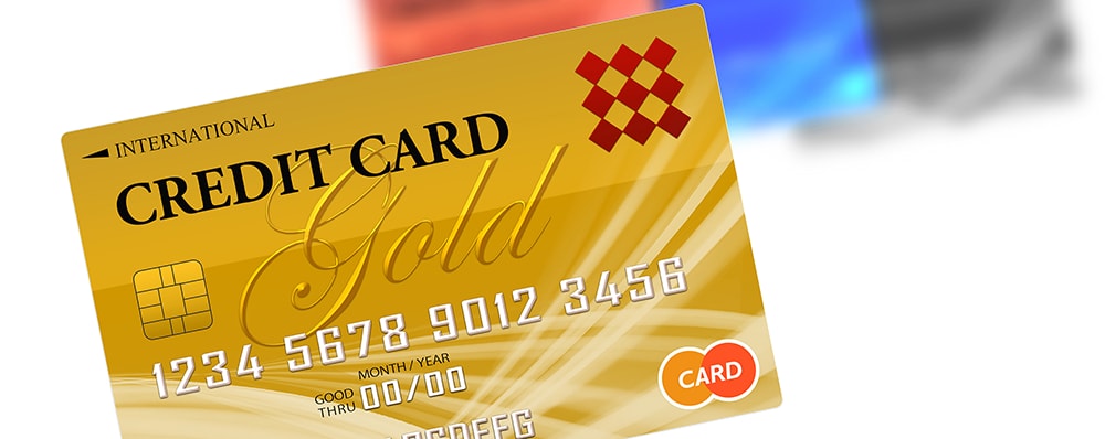 クレジットカードのゴールドカードイメージ